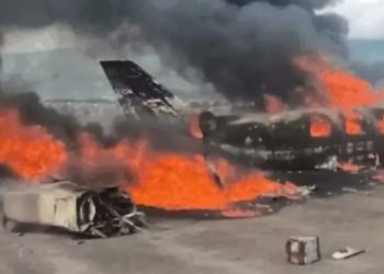 Veja o momento em que aeronave perde força e expl0de ao cair na Venezuela