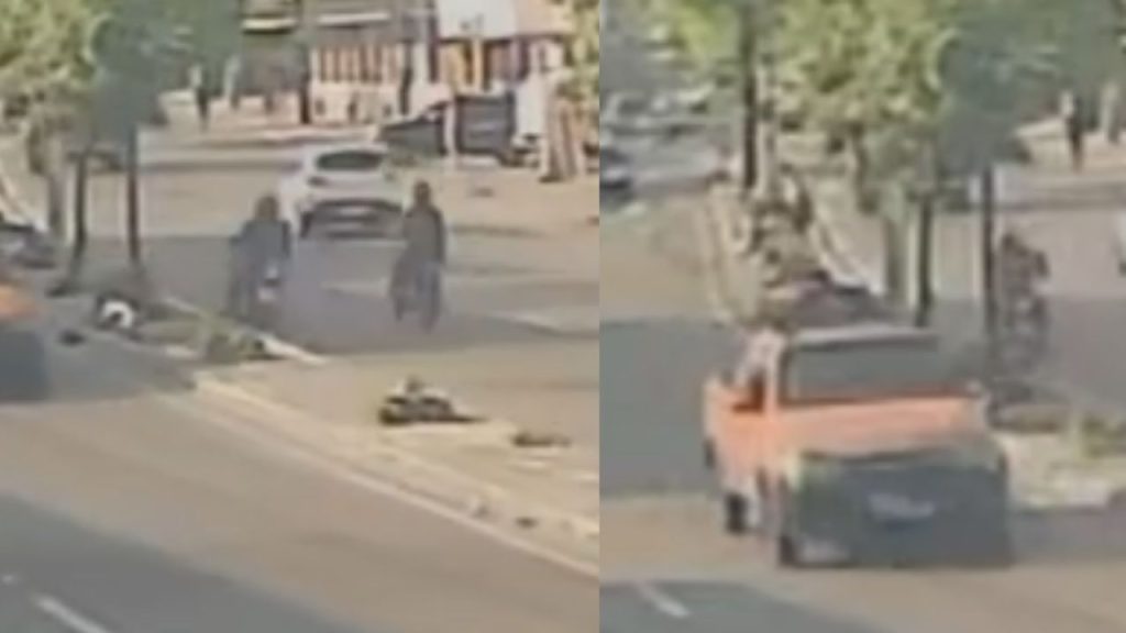 Câmeras registram momento em que motociclista perde o contr0le e m0rre em ac1dente na Cosme Ferreira