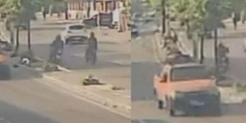 Câmeras registram momento em que motociclista perde o contr0le e m0rre em ac1dente na Cosme Ferreira