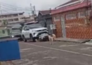 Vídeo: Tomada pela raiva, mulher usa carro para esmagar moto da amante do marido em Manacapuru