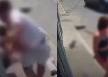 Veja: Homem é flagrado esfaque4nd0 jovem de 19 anos durante br1ga