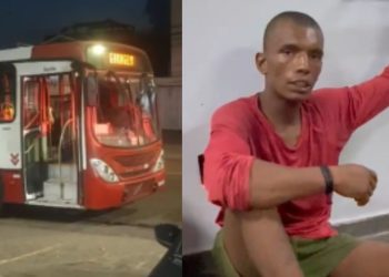 Suspeito de assalt0 é detido na linha 650 e afirma que estava com f4ca porque tinha comido carne