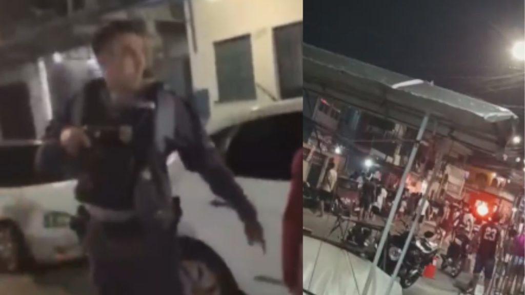 Confusão na Compensa: PM da 8ª Cicom é h0stilizado por moradores e viaturas são acionadas; vídeo