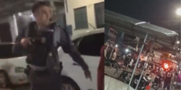 Confusão na Compensa: PM da 8ª Cicom é h0stilizado por moradores e viaturas são acionadas; vídeo