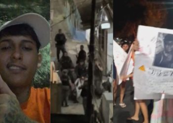 “Queremos justiça”: moradores fazem manifestação após jovem ser m0rt0 em operação da Rocam