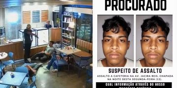 Vídeo: Polícia identifica um dos envolvidos em assalt0 a cafeteria em Manaus
