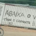 Pichação com ordem de f@cçã0 no Distrito Industrial 2 gera alerta entre moradores: ‘Rio de Janeiro aqui’