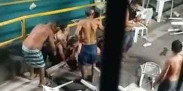 Casal leva ch0que e é hospitalizado após cabo de energia cair em rua no Nova Esperança