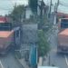 Vídeo: carreta emperra tentando subir ladeira em Manaus e fecha rua no Alvorada