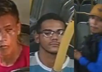 Trio que só anda armad0 é procurado por assalt0s a ônibus em Manaus
