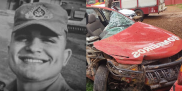 Militar dos Bombeiros m0rr3 após grav3 acidente com carreta estacionada na BR-319