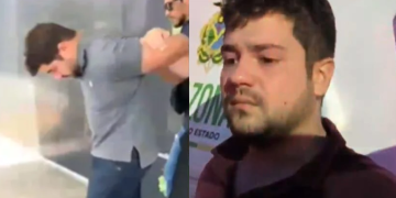 Vídeo: Chorando, um dos envolvidos em m0rt3s causadas por racha segue para audiência de custódia em Manaus