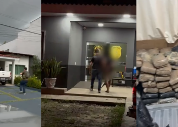 Vídeo: Casal usa condomínio de luxo como ponto de distribuição de 608 kg de dr0gas apreendidas em Manaus