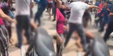 Vídeo: Homem é amassad0 na p0rrad@ ao ser pego filmando partes ínt1mas de menina de 3 anos em Manaus