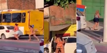 Vídeo: traída corre atrás do carro do marido e amante sai pelo outro lado: ‘humilhação’