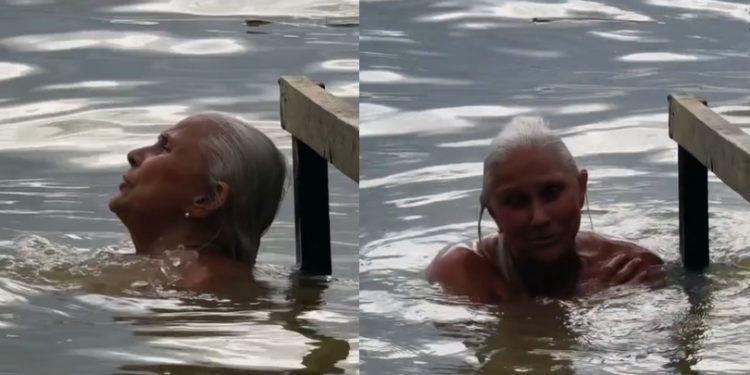 Aos 69 anos, Fafá de Belém grava vídeo de topless em rio no Pará: ‘minha terra’