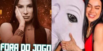 Vídeo: Martina é expulsa da Fazenda após jogar copo em Tamires