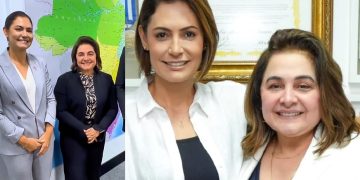 Michelle Bolsonaro faz homenagem para Professora Maria do Carmo no dia do seu aniversário