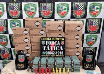 Suspeito é pres0 em Manaus com 4,6 mil munições dentro do carro