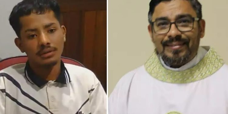 Jovem confessa assassinat0 de padre e diz que ia vender o carro dele por R$ 40 mil
