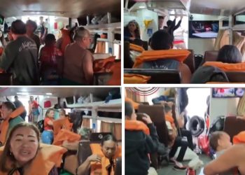 Vídeo: piloto de lancha mantem a calma e salva embarcação invadida por banzeiro no AM