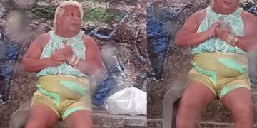 Mulher flagra Patixa solitária na parada durante chuva em Manaus: ‘blogueiros só querem se aproveitar’