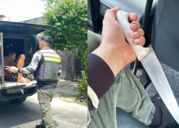 PM se disfarça de mototaxista e pr3nde homem que estava am3açand0 a mãe com uma f@ca em Manaus