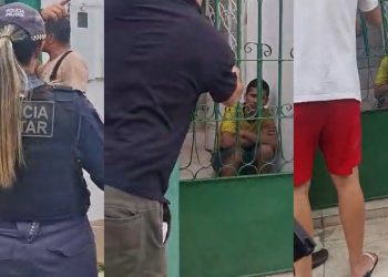 Vídeo: suspeito de r0ubo invade casa no São Jorge para não levar p0rrada do povo