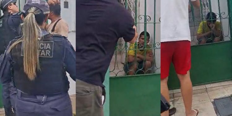 Vídeo: suspeito de r0ubo invade casa no São Jorge para não levar p0rrada do povo