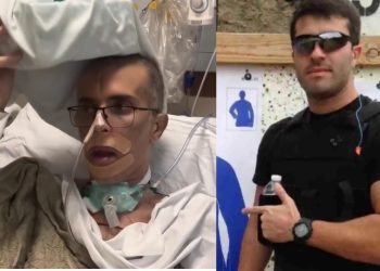 Vídeo mostra policial balead0 em operação no RJ lutando para se recuperar no hospital