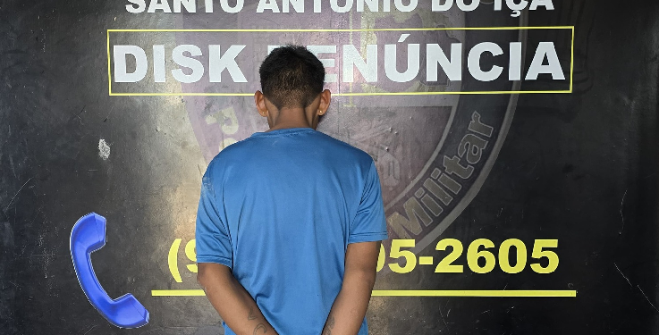 Homem é pr3s0 após ass@ltar comércio e deixar PM bal3ad0 no interior do AM