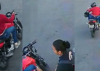 Vídeo: motoqueiro bandid0 é filmado fazendo arrastã0 nas ruas em Manaus 