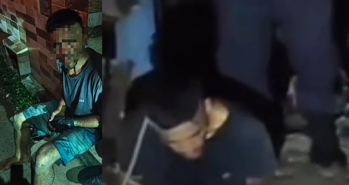 Vídeo: Homem já no ‘bico do urubu’ é salvo pela PM após ser s3questrad0 e t0rturad0 em Manaus