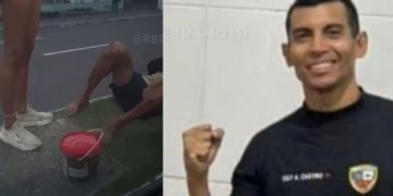 Vídeo mostra policial militar agonizand0 após ser espcanad0 antes de m0rrer em Manaus