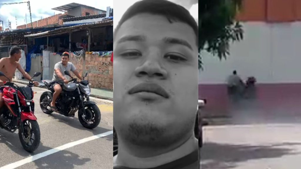 Vídeo mostra personal trainer m0rr3nd0 após b4ter moto durante racha em Manaus
