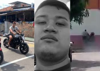 Vídeo mostra personal trainer m0rr3nd0 após b4ter moto durante racha em Manaus