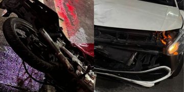 Entregador tem perna quebr4d4 após ser atingid0 por carro que furou sinal em Manaus