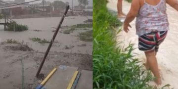 Vídeos: Temporal gera dez ocorrências e causa transtornos em várias zonas de Manaus