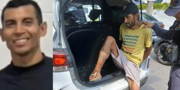 Suspeito com tatuagem de coringa é capturado durante buscas por ass4ssin0s de sargento em Manaus