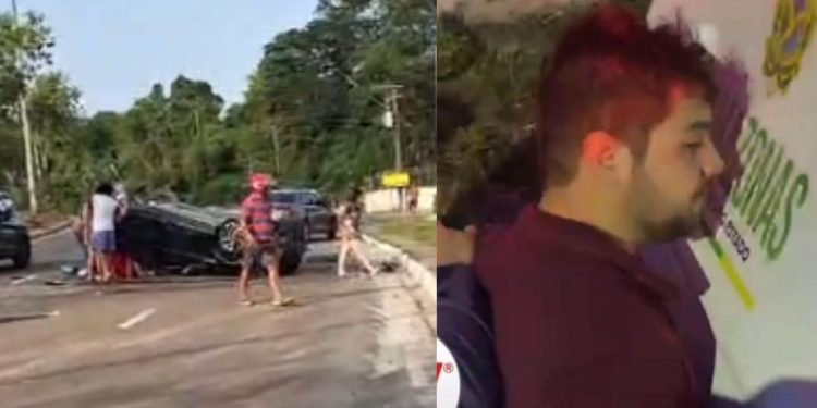 Motorista envolvido em possível racha é preso após ac1dente fatal na avenida do Turismo