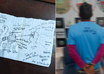 Homem at4ca vizinha com terçad0 após dizer que ela criou máquina de controle mental em Maués