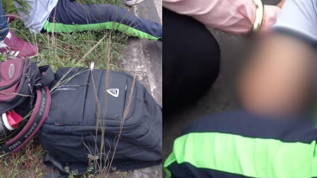 Carro atr0pel4 dois estudantes em avenida do Distrito Industrial conhecida por falta de sinalização adequada