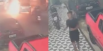 Vídeo: Jovem evita tr4gédi4 com família ao apagar fogo em carro usando refrigerante em Manaus