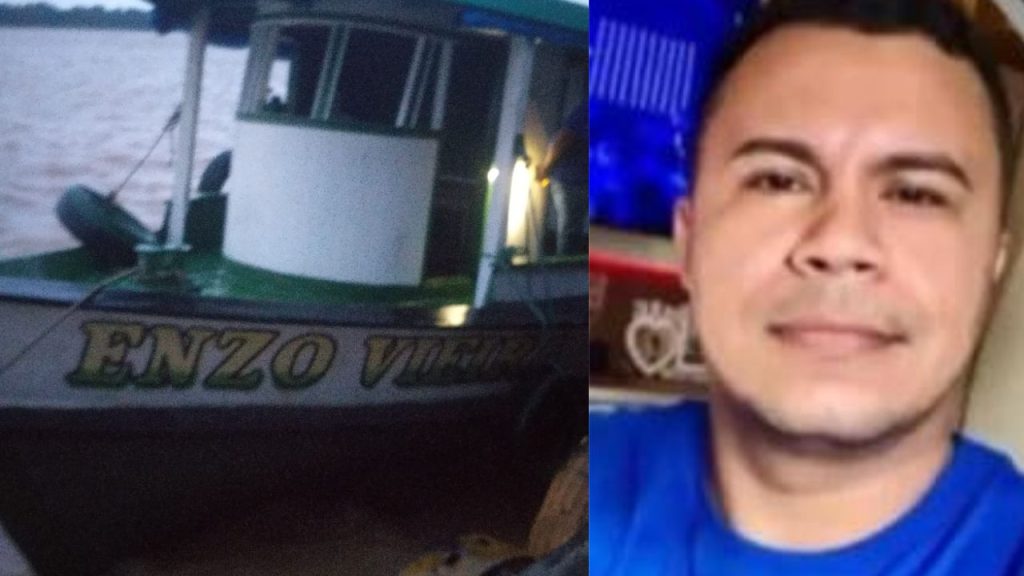 Raio at1nge embarcação e m4ta homem durante tempestade em Borba