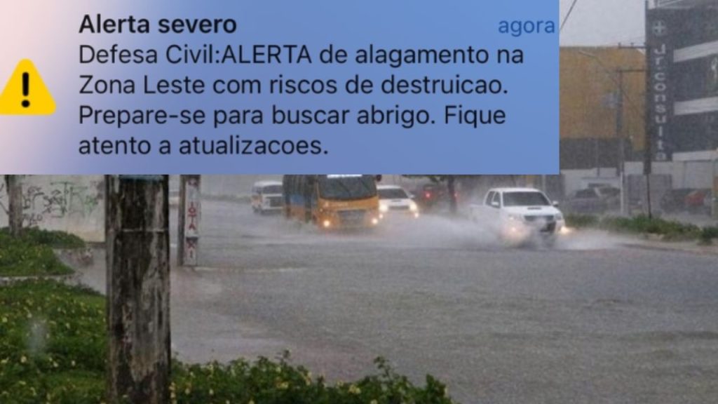 Defesa Civil emite alerta severo de alagamento para a zona leste de Manaus