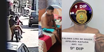 'Casal do crim3' que aterr0rizava bairro São José é capturada pela PC