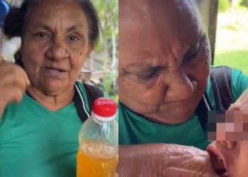 Vídeo: avó ensina como se cura garganta de ribeirinhos: ‘não é maldade, é tratamento’