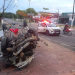 Três pessoas ficam f3ridas após carro cap0tar e pegar f0g0 no Boulevard Álvaro Maia