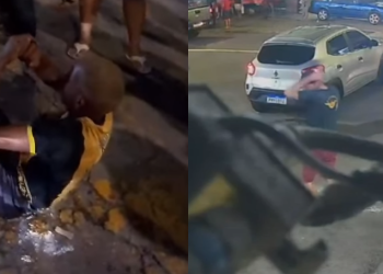 Ladrã0 é atr0pelad0 ao fug1r, consegue escapar a pé, mas ainda roda na p0rrad@ no Alvorada; veja