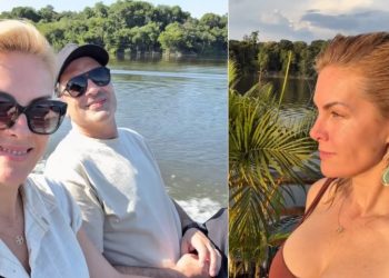Vídeo: Ana Hickmann e Edu Guedes passam férias no Amazonas: ‘lugar que eu amo’
